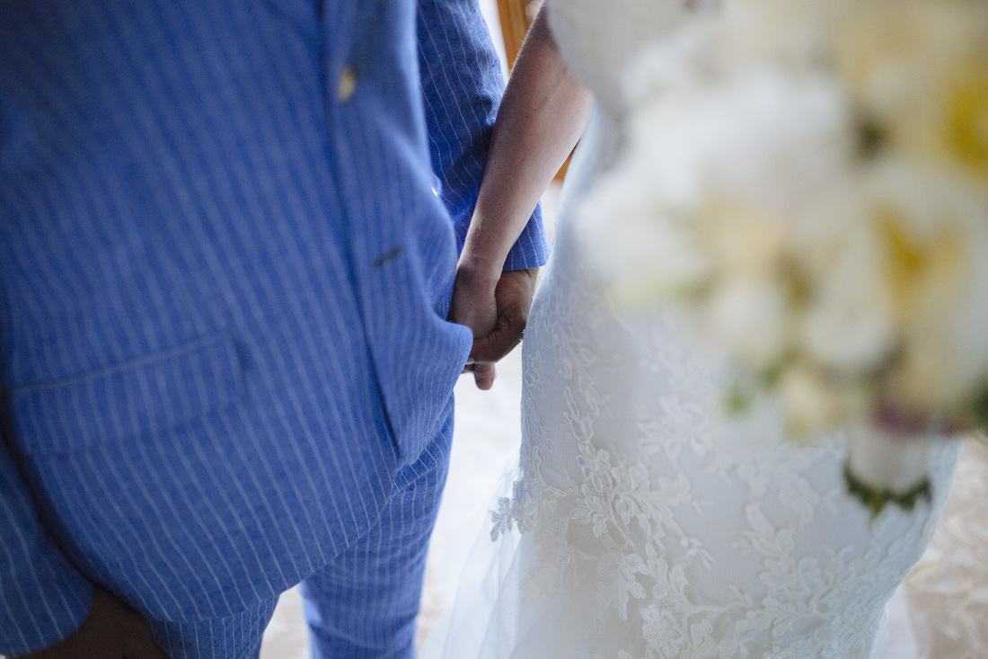 Bride and groom pictures, holding hands picture, key west wedding