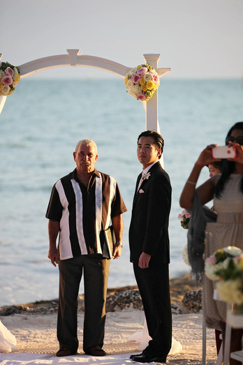 wedding ceremony at the Casa Marina picture