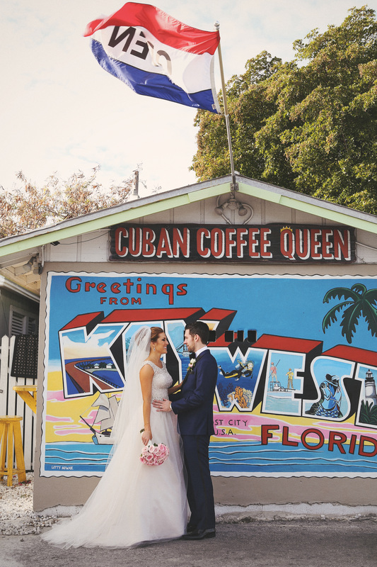 St. Mary's Church in Key West, Bride and Groom photo, Destination wedding in key West, Key West wedding photographer