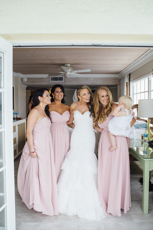 Bridesmaids, Ocean key Hotel, Key West wedding photographers