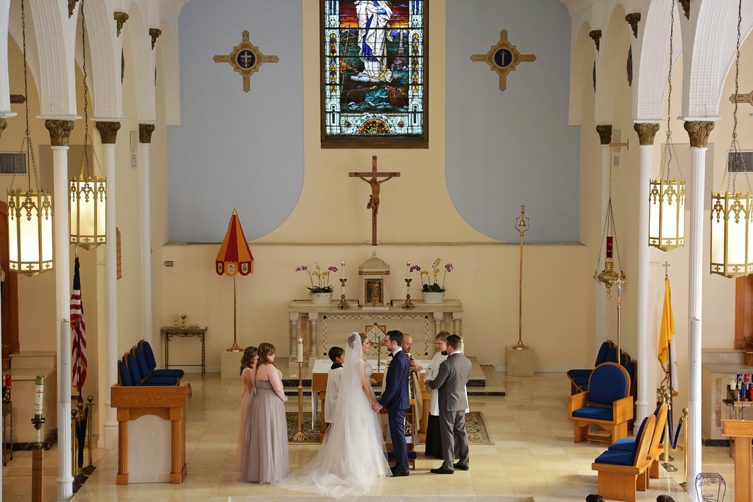 St. Mary's Church in Key West, Bride and Groom photo, Destination wedding in key West, Key West wedding photographer