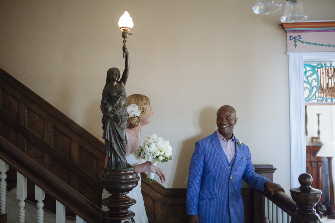 First Look pictures, southernmost house wedding