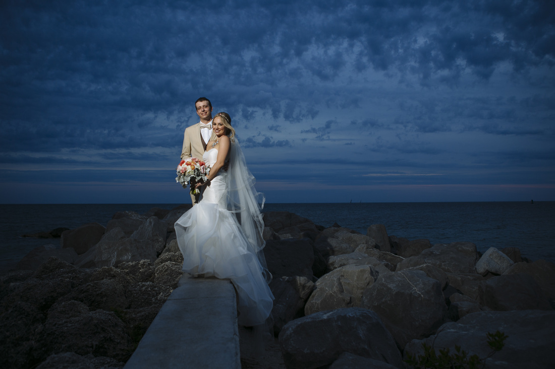 Fort Zachary beach wedding, after the sunset wedding pictures, weddings by romi, key west wedding photographer, 