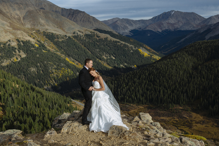 Aspen wedding picture, country wedding