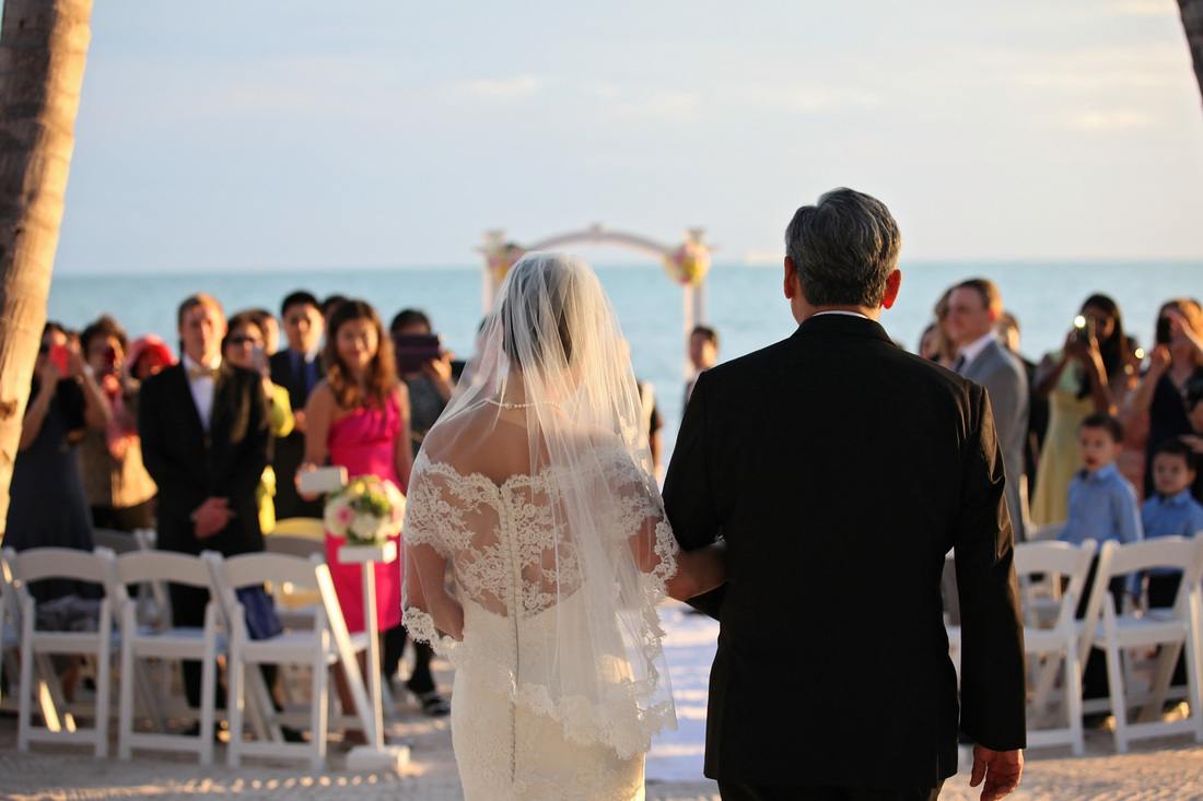Tropical Wedding ceremony Picture