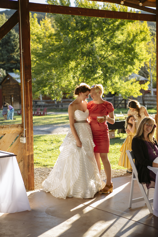 country wedding, colorado wedding, reception location in aspen,