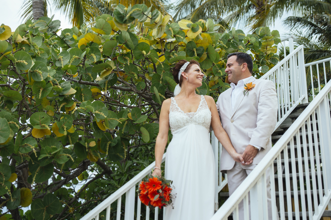 First Look Pictures, key west wedding photographers, the reach hotel wedding, bride and groom photos, 