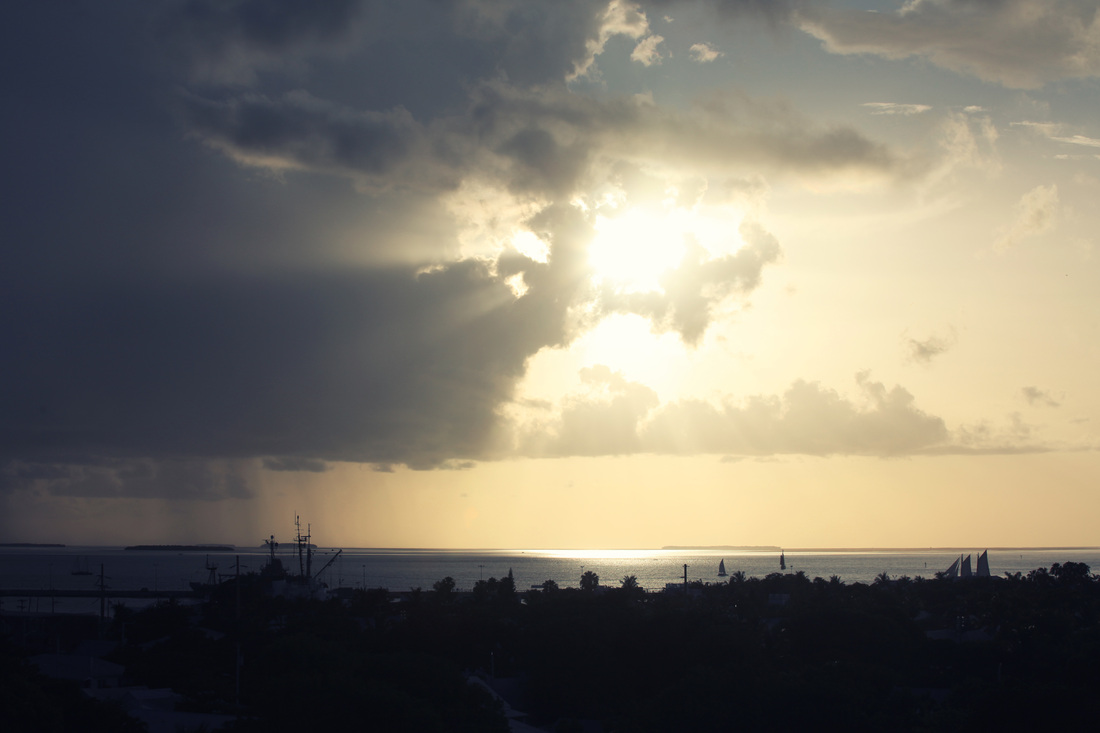 view from the lighthouse in key west florida