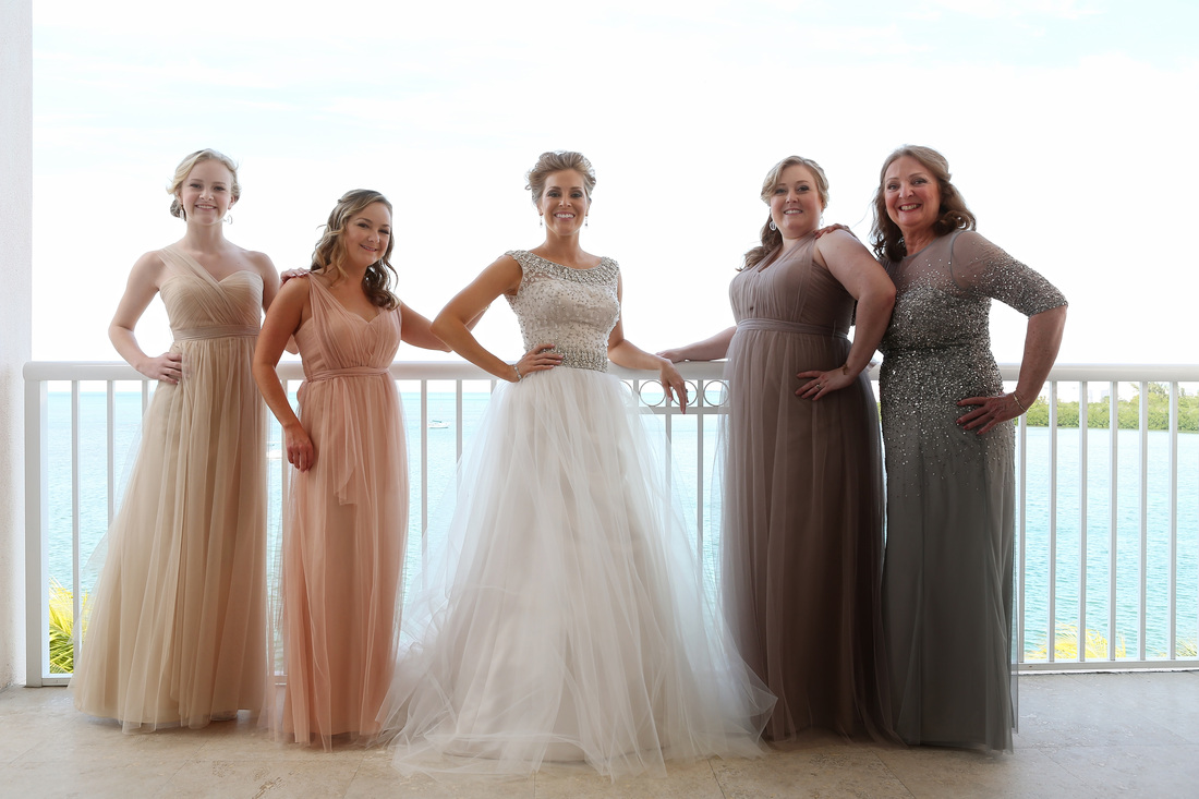Bride and Bridesmaids Picture