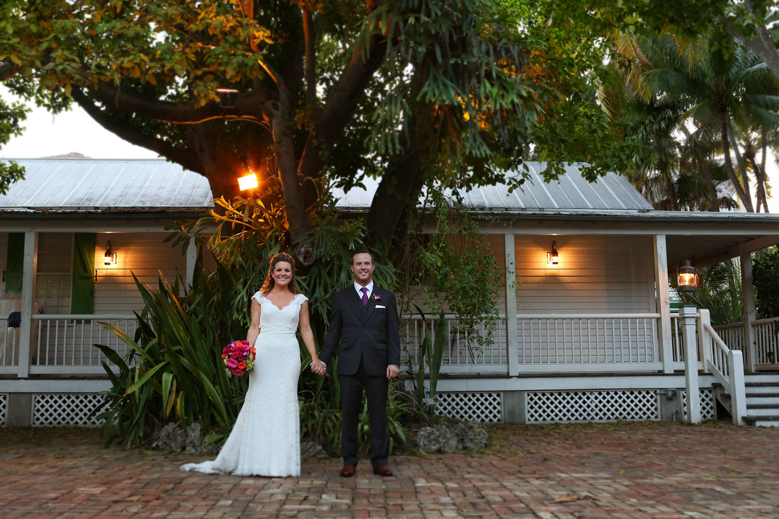 Audubon House and Tropical Gardens wedding, bride and groom, key west photographers, weddings by romi,