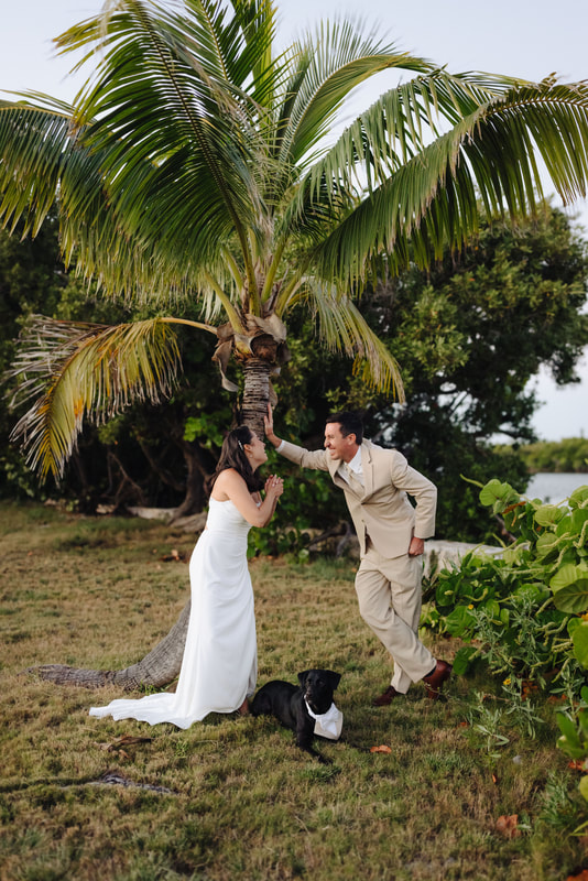 Thompson island wedding picture