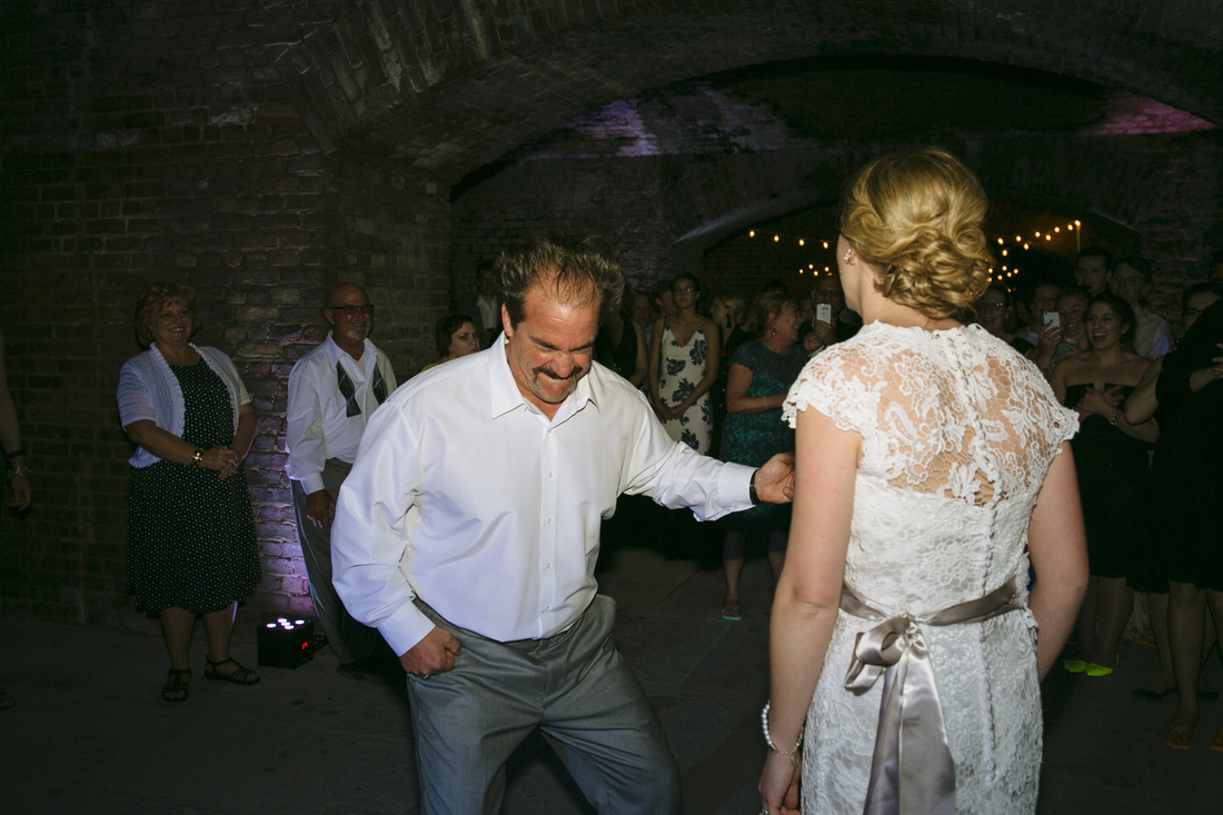 Fort Zachary Taylor Beach ceremony, Fort Zachary Taylor Key West, Beach Ceremony Picture, Key West wedding Photography, Wedding Dance, Reception at the Fort, Father Daughter Dance Picture