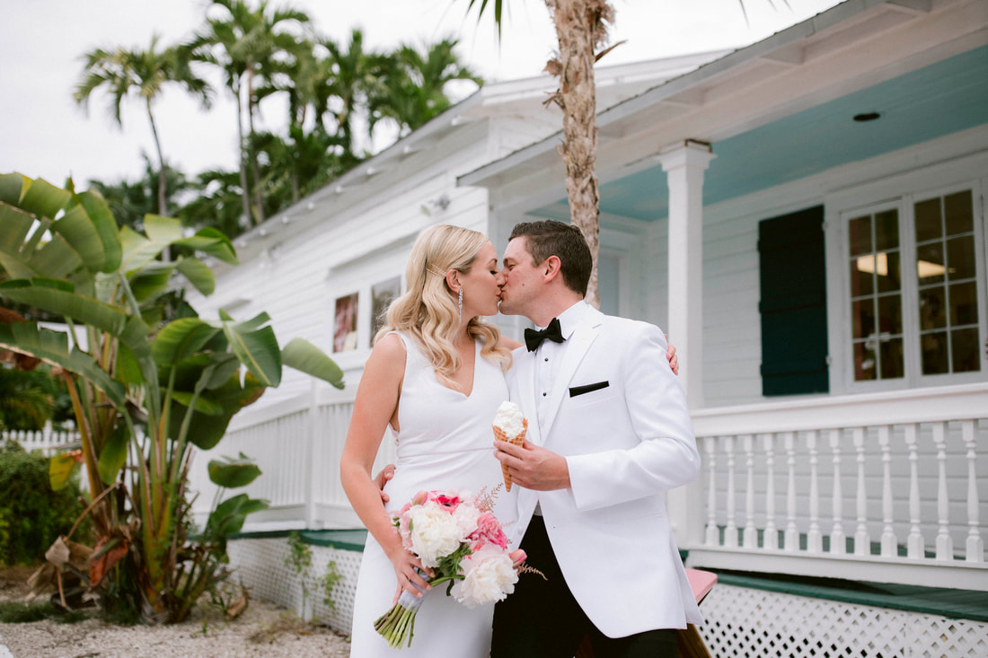 Flamingo Crossing ice cream, Key West wedding Photographer, Key West wedding Photographers,