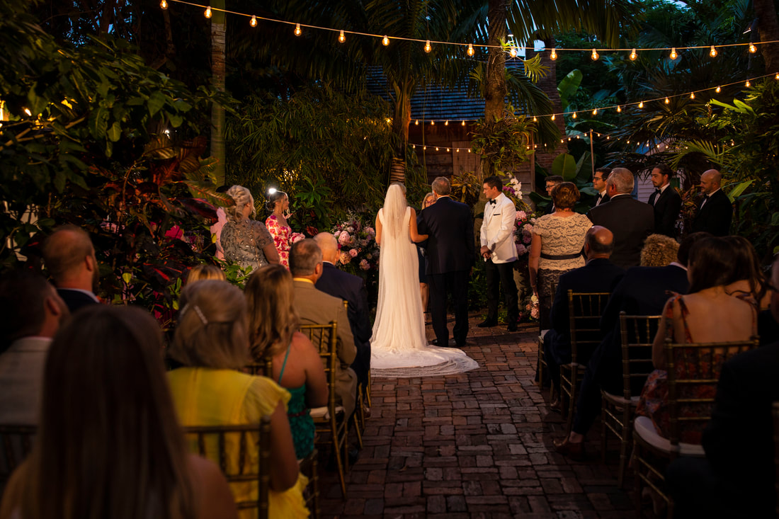 Audubon House wedding ceremony