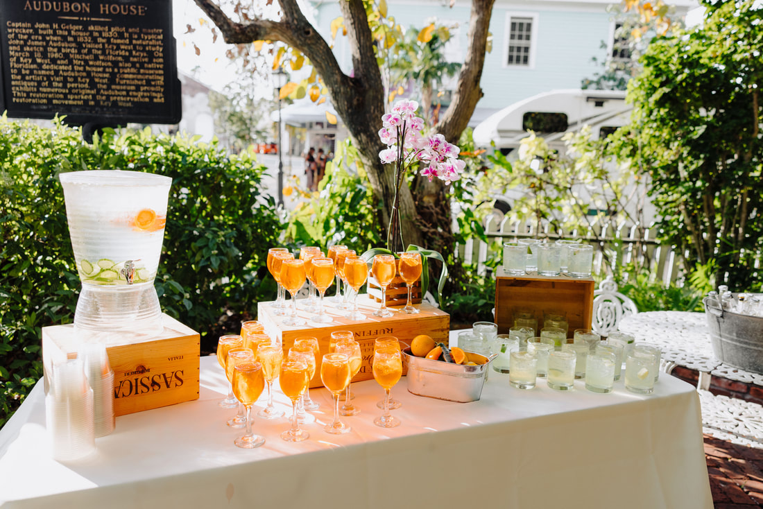 Key West wedding photographer captures ceremony under palm trees at historic venue Picture