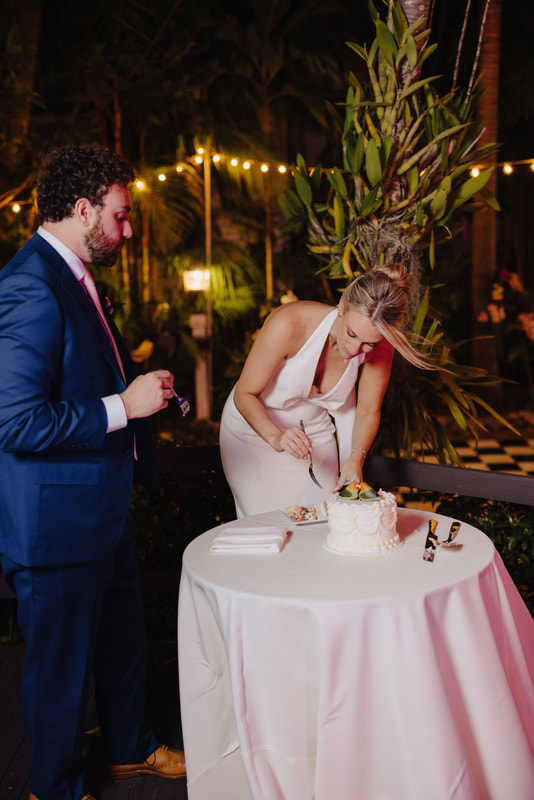 Intimate waterfront wedding portraits by Opal Key, taken by Key West photographer Picture