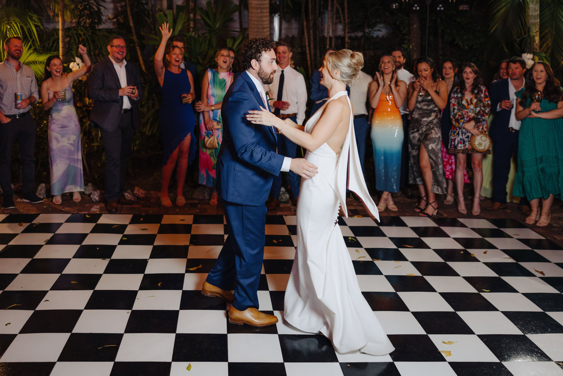 Key West photographer captures joyful first dance during intimate outdoor reception Picture
