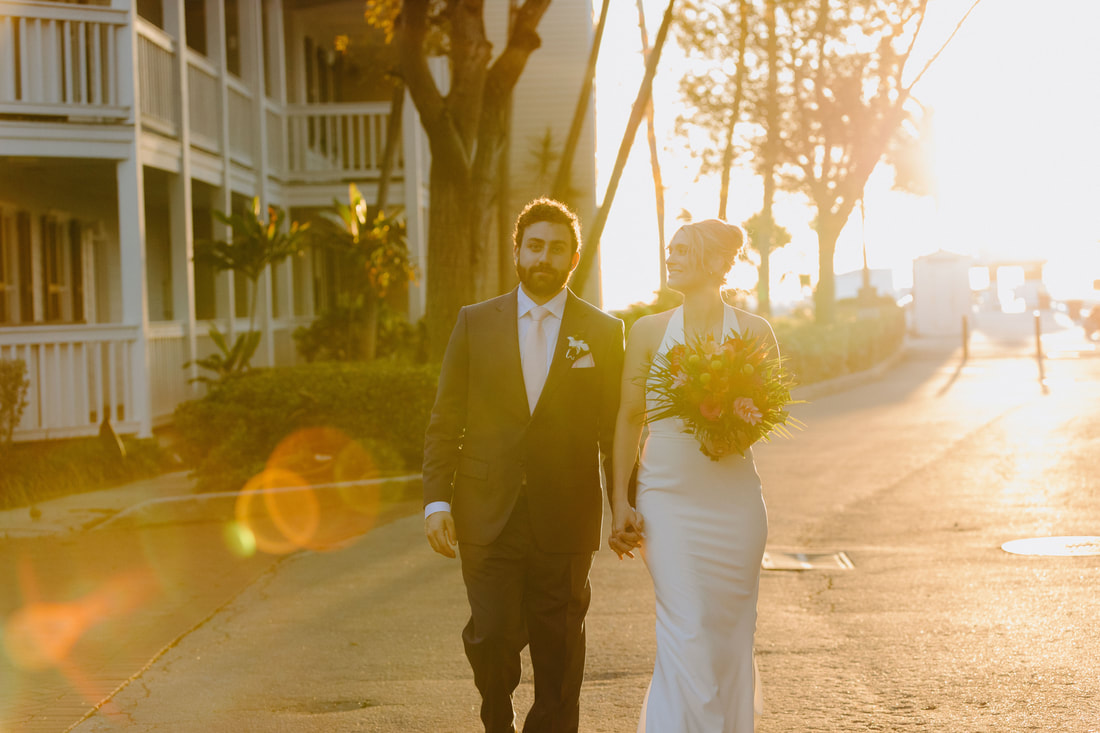 Editorial-style wedding photo by Opal Key captured by fine art Key West photographer Picture