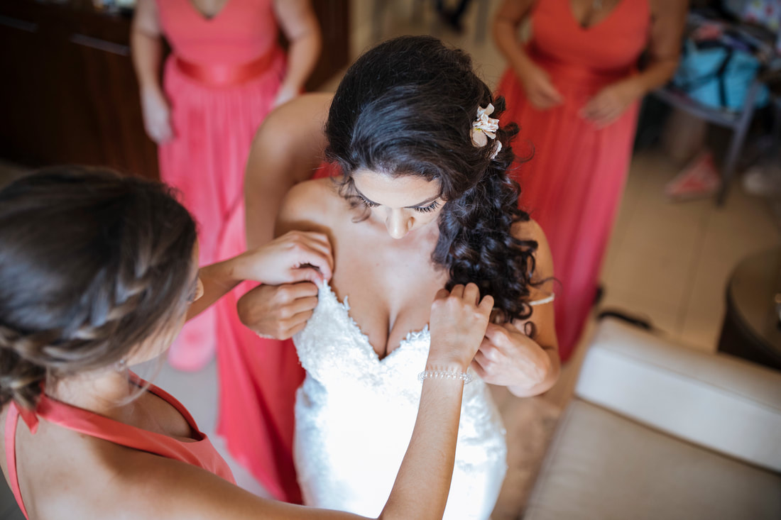 Weddings By Romi, Key West wedding Photographer, Wedding Dress, Bride getting ready