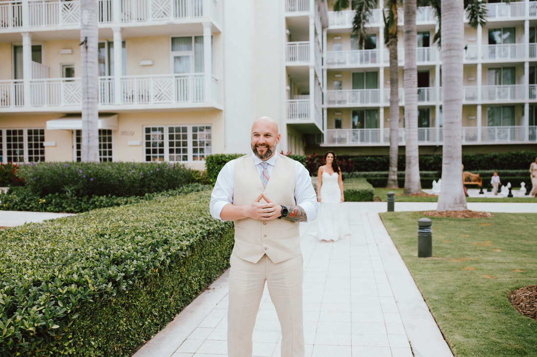 Weddings By Romi, Key West wedding Photographer, First Look, The Reach resort