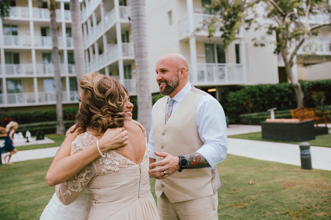 Bride with family, Weddings By Romi, Key West wedding Photographer, 