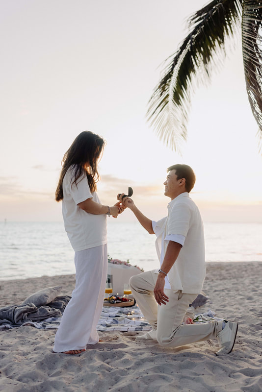 Key West sunset engagement Picture