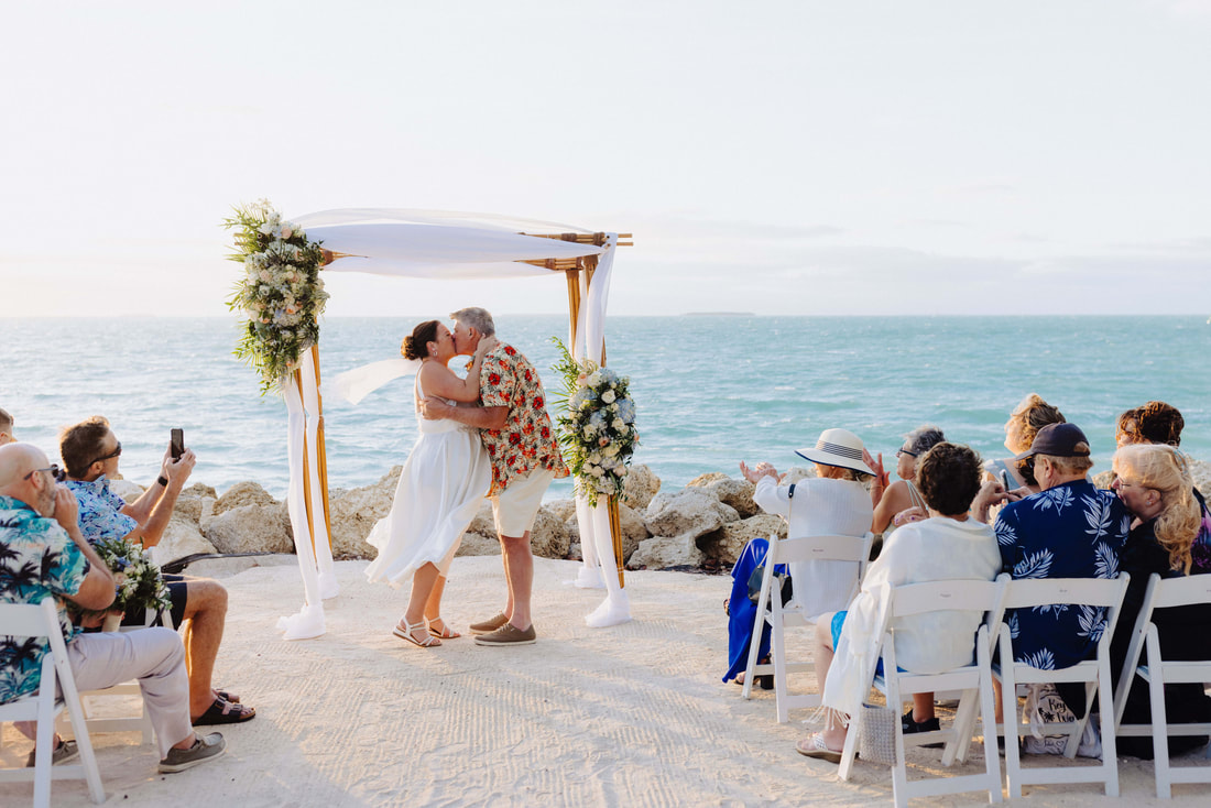 Fort Zachary wedding ceremony picture