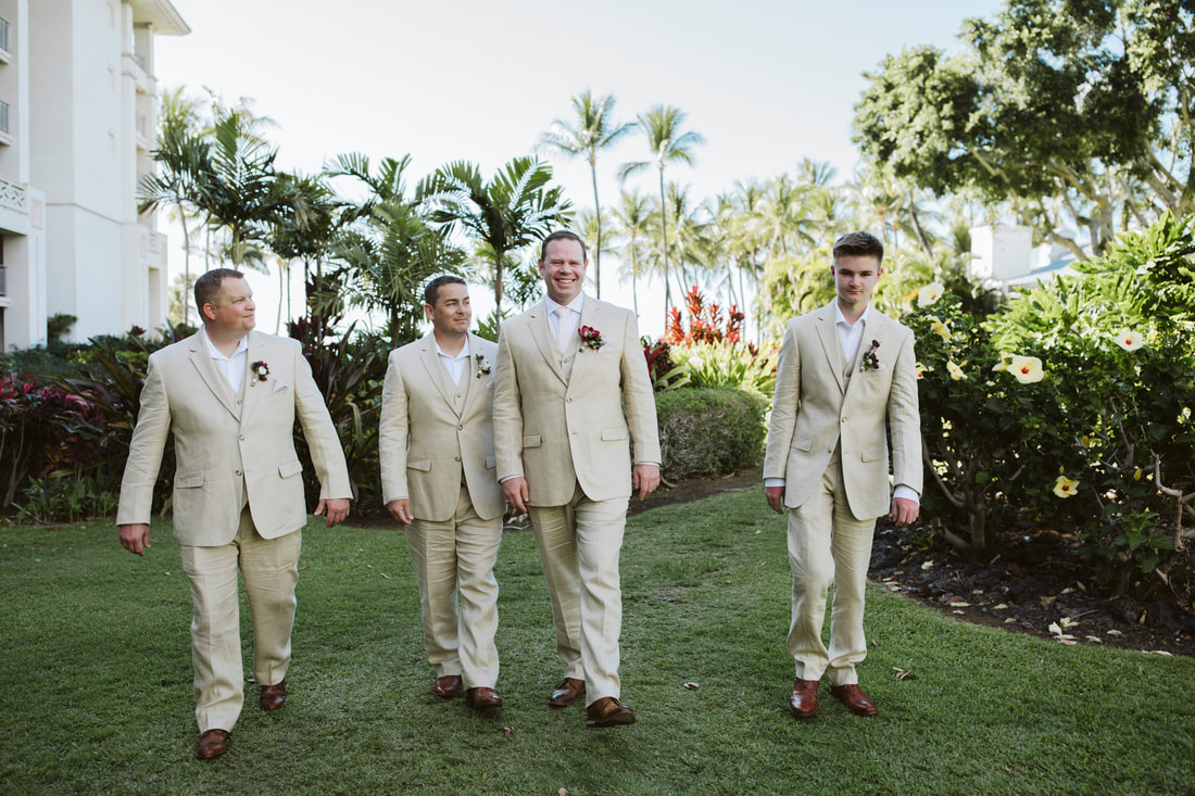 Weddings By Romi, Big Island Wedding, Big Island Wedding Photographer, Fairmont Orchid Hawaii Wedding, Wedding in Hawaii, Big Island Wedding Photographer, Groom and groomsman