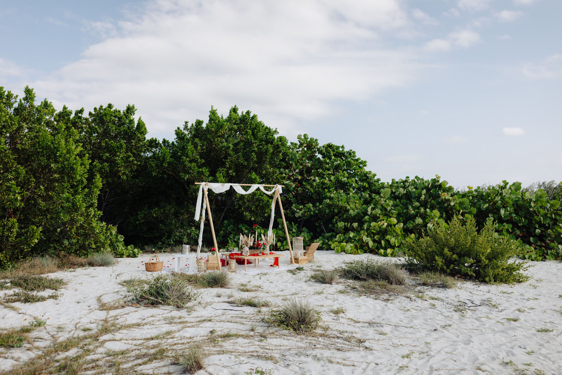 Key West beach proposal picture