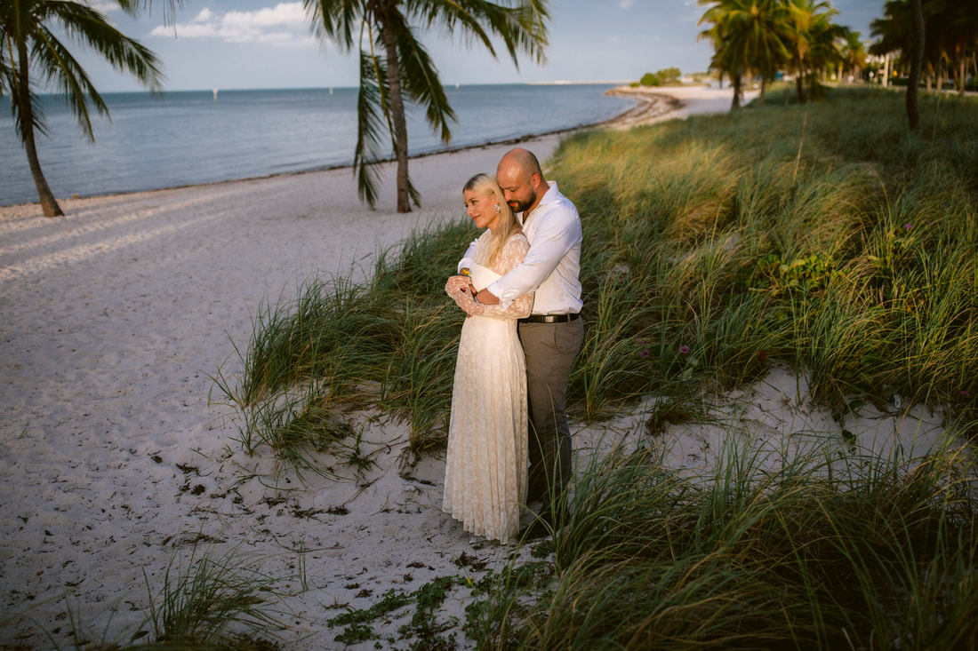 Smathers Beach wedding picture