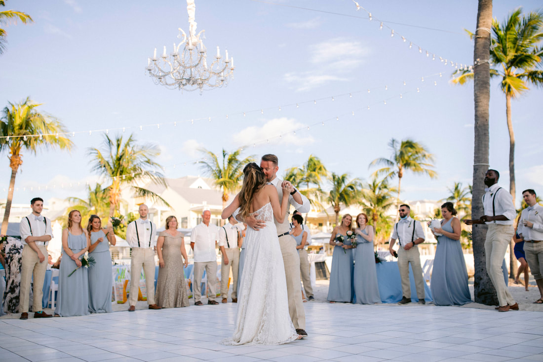 Southernmost Beach Resort wedding, Key West wedding photographer, Key West wedding photography, Key West photographers, Bride and groom first dance