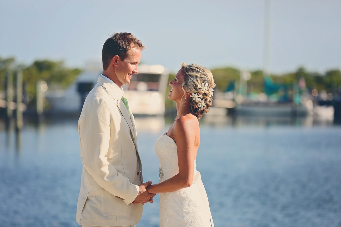 Key West Harbor Wedding, Key West Yacht Club Wedding photo, Beach Wedding, Destination Wedding, Florida keys Wedding Photography, First look Picture