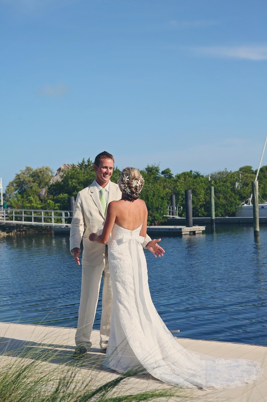 Key West Harbor Wedding, Key West Yacht Club Wedding photo, Beach Wedding, Destination Wedding, Florida keys Wedding Photography, First Look Photos