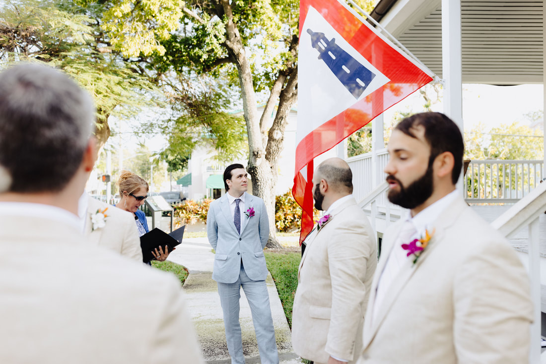 Key West Lighthouse groom picture