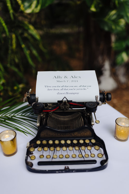 Hemingway's typewriter