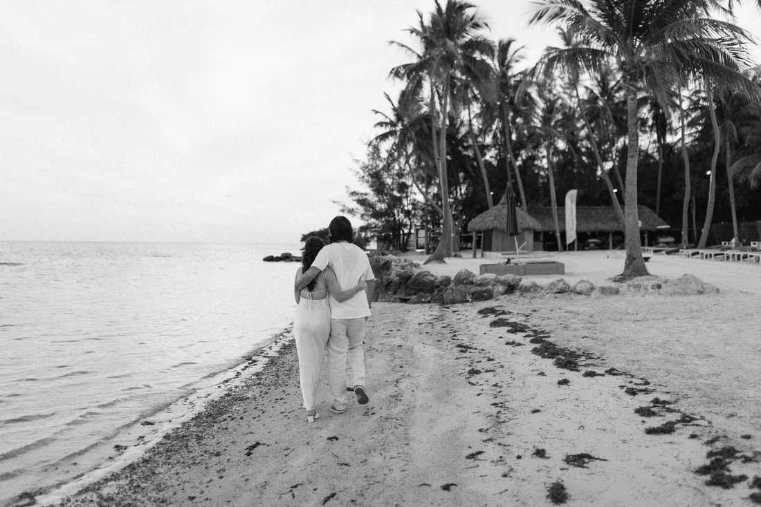 Bride and Groom Islamorada beach wedding 