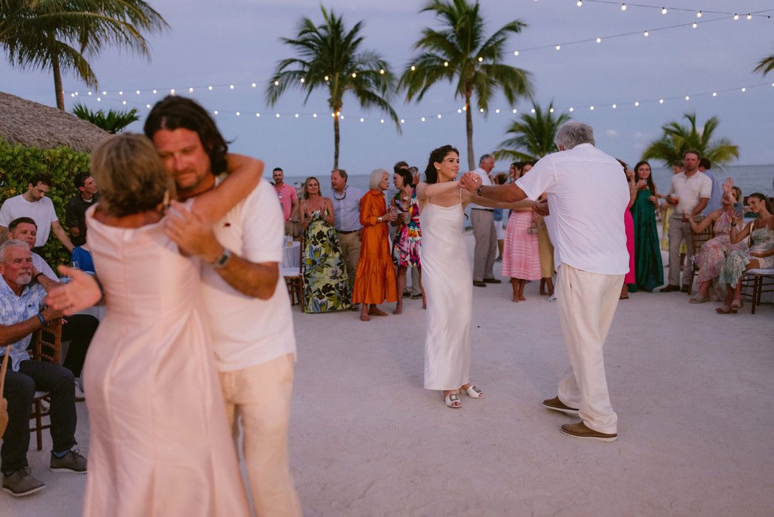 Bride and Groom Islamorada beach wedding 