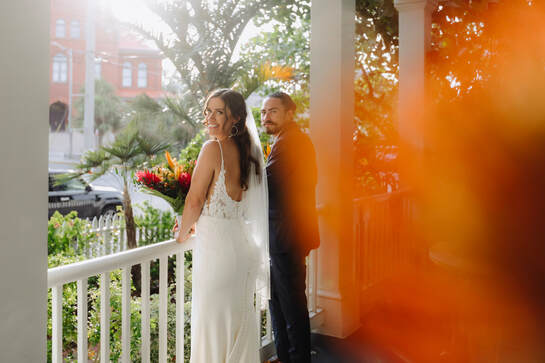 Audubon House wedding picture