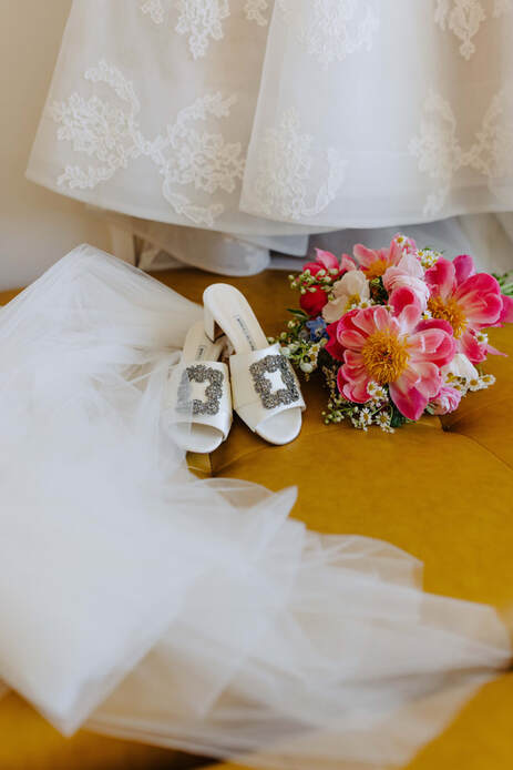 Manolo Blank wedding shoes