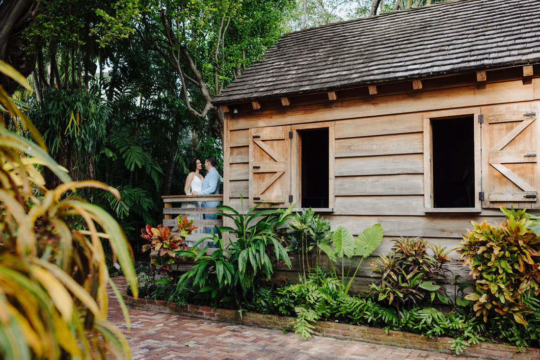 Key West wedding photographer and Audubon House wedding picture