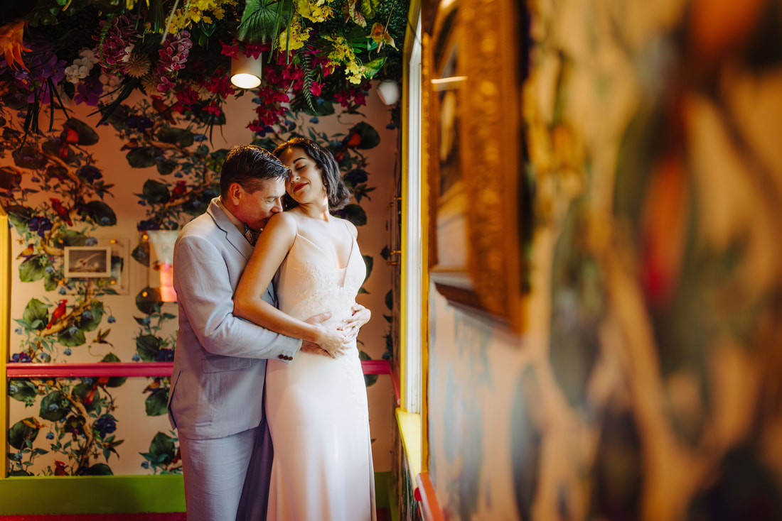 Key West wedding photographer and Audubon House wedding picture