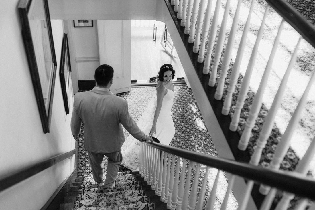 Key West wedding photographer and Audubon House wedding picture