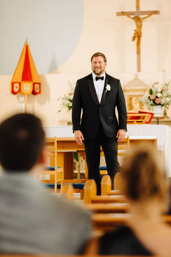 Groom at S. Mary's church picture