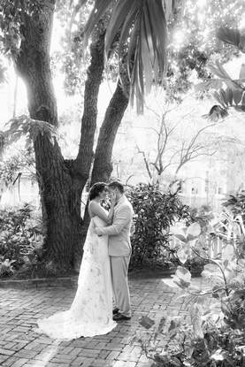 Key West wedding photographer and Audubon House wedding picture